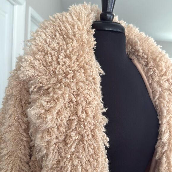 Wild Fable Beige Longline Sherpa Teddy Jacket - Picture 7 of 9